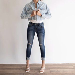 KanCan Stella Low Rise Ankle Skinny Jeans
